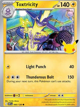 Toxtricity - 060/128 60 - ME 30th Celebration Holofoil