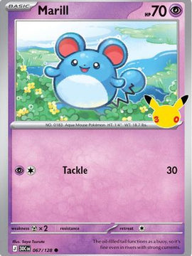 Marill 67 - ME 30th Celebration Holofoil