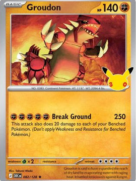 Groudon 82 - ME 30th Celebration Holofoil