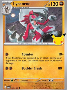 Lycanroc - 085/128 85 - ME 30th Celebration Holofoil