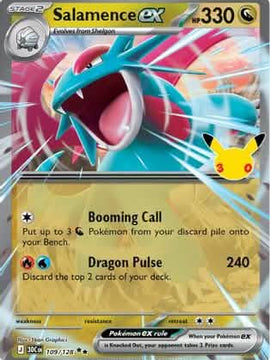 Salamence ex - 109/128 109 - ME 30th Celebration Holofoil