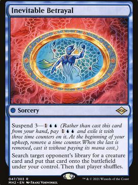 Inevitable Betrayal (MH2-047) - Modern Horizons 2 Foil