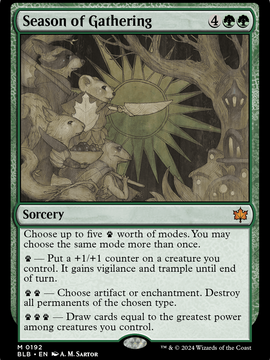 Season of Gathering (BLB-192) - Bloomburrow