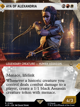 Aya of Alexandria (ACR-140) - Assassin's Creed: (Showcase) (Borderless) Foil