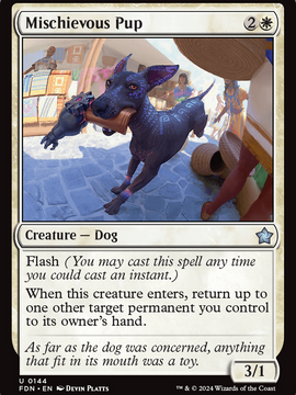 Mischievous Pup (FDN-144) - Foundations