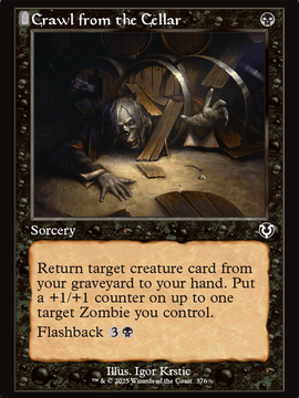 Crawl from the Cellar (Retro Frame) (INR-376) - Innistrad Remastered