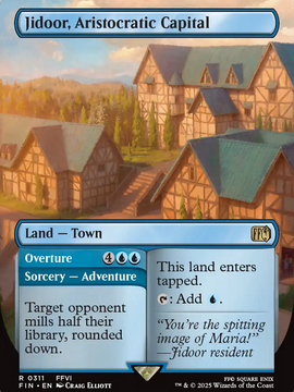 Jidoor, Aristocratic Capital // Overture (FIN-311) - FINAL FANTASY (Borderless) Foil