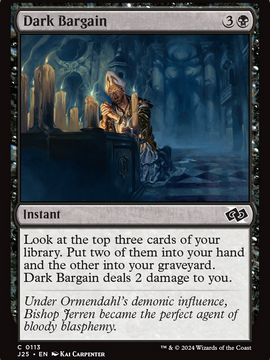 Dark Bargain (J25-113) - Foundations Jumpstart