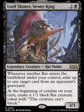 Lord Skitter, Sewer King (WOE-097) - Wilds of Eldraine