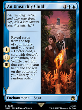 An Unearthly Child (WHO-035) - Doctor Who Foil