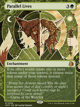 Parallel Lives (WOT-058) - Wilds of Eldraine: Enchanting Tales: (Showcase) (Borderless)