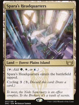 Spara's Headquarters (SNC-257) - Streets of New Capenna Foil