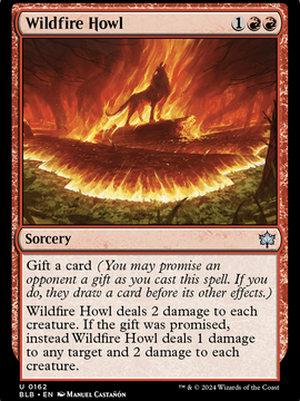 Wildfire Howl (BLB-162) - Bloomburrow