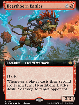 Hearthborn Battler (BLB-361) - Bloomburrow: (Extended Art)