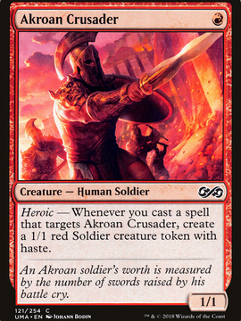 Akroan Crusader (UMA-121) - Ultimate Masters Foil