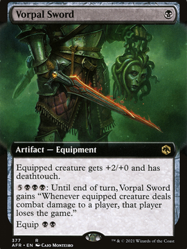 Vorpal Sword (AFR-377) - Adventures in the Forgotten Realms: (Extended Art) Foil