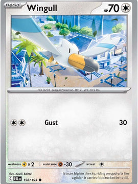 Wingull (158/193) [Scarlet & Violet: Paldea Evolved]