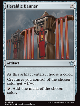 Heraldic Banner (FDN-254) - Foundations Foil