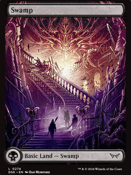 Swamp (DSK-274) - Duskmourn: House of Horror (Borderless) Foil