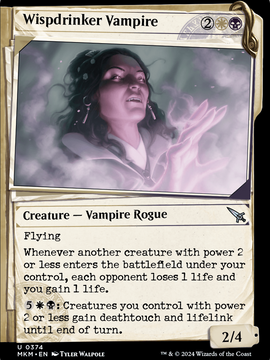 Wispdrinker Vampire (MKM-374) - Murders at Karlov Manor: (Showcase)