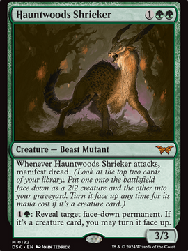 Hauntwoods Shrieker (DSK-182) - Duskmourn: House of Horror Foil
