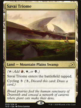 Savai Triome (IKO-253) - Ikoria: Lair of Behemoths Foil