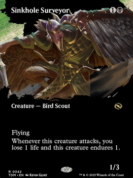 Sinkhole Surveyor (TDM-342) - Tarkir: Dragonstorm: (Showcase) (Borderless)