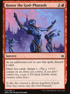 Honor the God-Pharaoh (WAR-132) - War of the Spark Foil