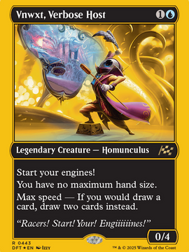 Vnwxt, Verbose Host (First-Place Foil) (DFT-443) - Aetherdrift Foil
