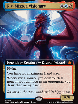 Niv-Mizzet, Visionary (FDN-482) - Foundations: (Extended Art)