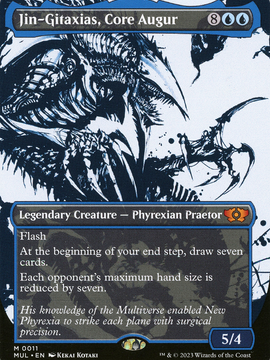 Jin-Gitaxias, Core Augur (MUL-011) - Multiverse Legends: (Showcase) (Borderless)