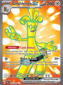 Gholdengo ex (231/182) [Paradox Rift]