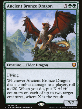 Ancient Bronze Dragon (CLB-214) - Commander Legends: Battle for Baldur's Gate