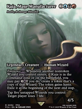 Inalla, Archmage Ritualist (FCA-052) - FINAL FANTASY: Through the Ages / Kuja, Mage Manufacturer (Borderless)