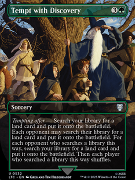 Tempt with Discovery (LTC-532) - Tales of Middle-earth Commander (Borderless)