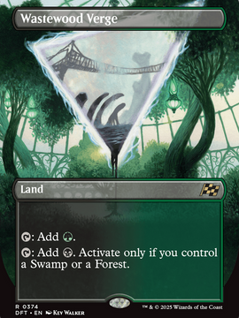 Wastewood Verge (Borderless) (DFT-374) - Aetherdrift Foil