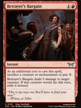 Betrayer's Bargain (DSK-126) - Duskmourn: House of Horror