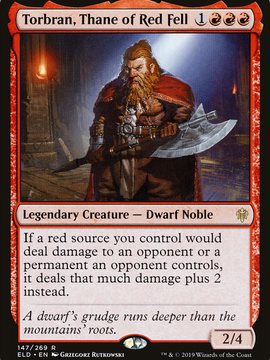 Torbran, Thane of Red Fell (ELD-147) - Throne of Eldraine