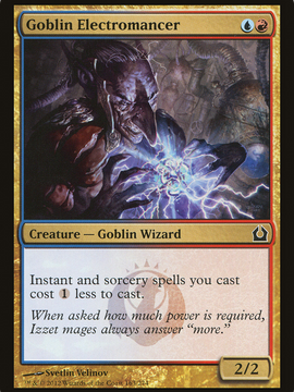 Goblin Electromancer (RTR-163) - Return to Ravnica