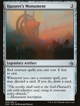 Hazoret's Monument (AKH-229) - Amonkhet