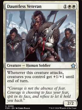 Dauntless Veteran (FDN-008) - Foundations
