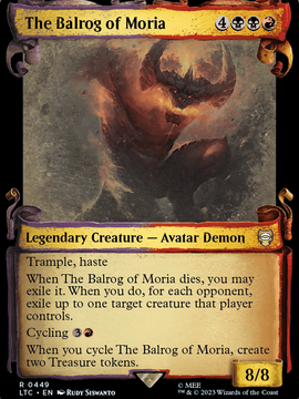 The Balrog of Moria (LTC-449) - Tales of Middle-earth Commander: (Showcase)