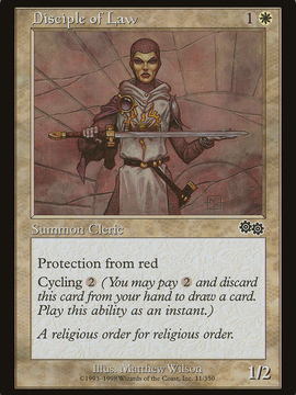 Disciple of Law (USG-011) - Urza's Saga