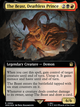 The Beast, Deathless Prince (WHO-994) - Doctor Who: (Extended Art) Foil