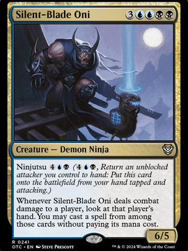 Silent-Blade Oni (OTC-241) - Outlaws of Thunder Junction Commander