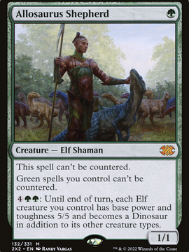 Allosaurus Shepherd (2X2-132) - Double Masters 2022