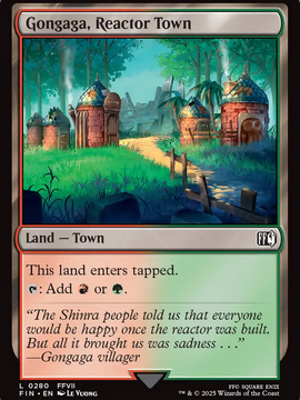 Gongaga, Reactor Town (FIN-280) - FINAL FANTASY Foil