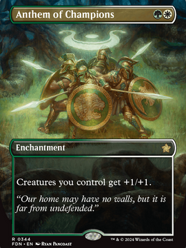 Anthem of Champions (FDN-344) - Foundations (Borderless)