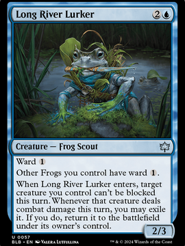 Long River Lurker (BLB-057) - Bloomburrow Foil