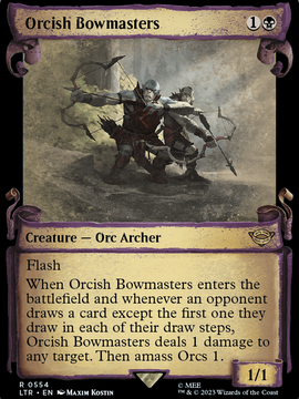 Orcish Bowmasters (LTR-554) - The Lord of the Rings: Tales of Middle-earth: (Showcase) Foil